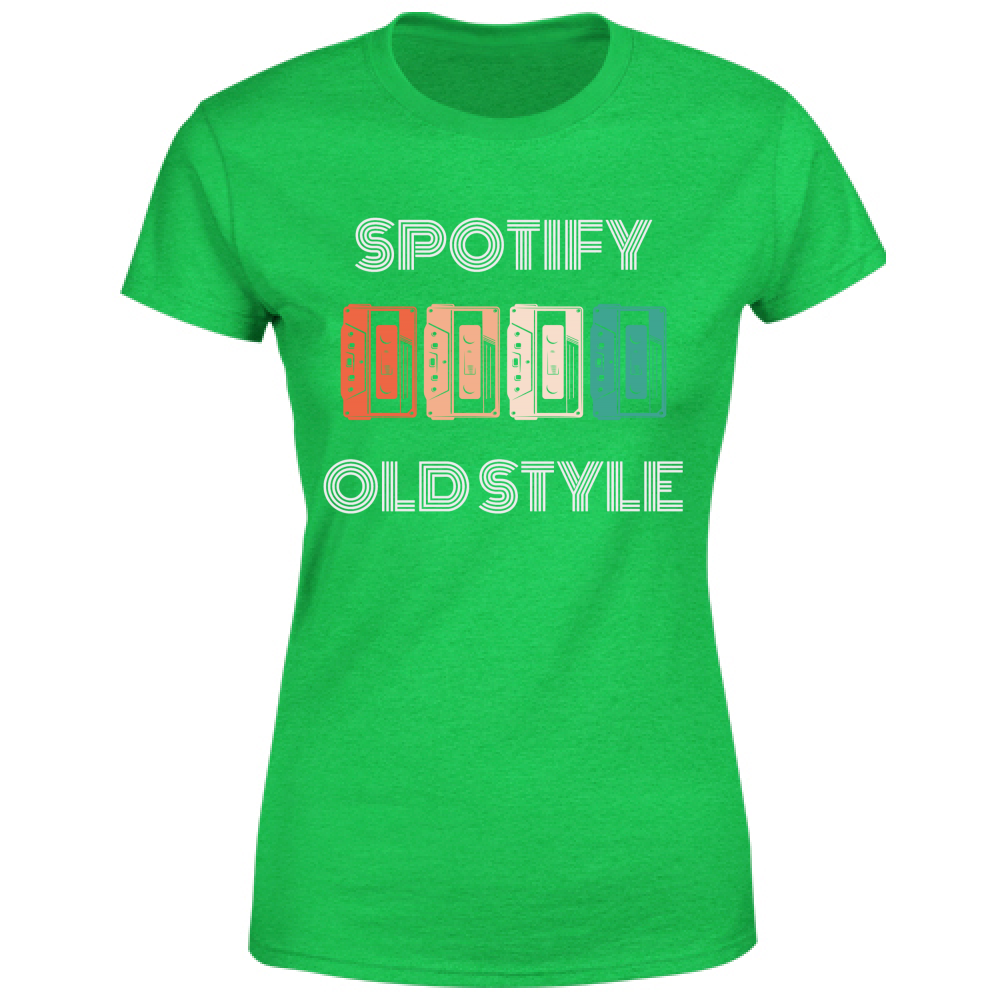 T-Shirt Donna spotify old style