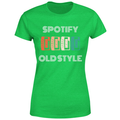 T-Shirt Donna spotify old style