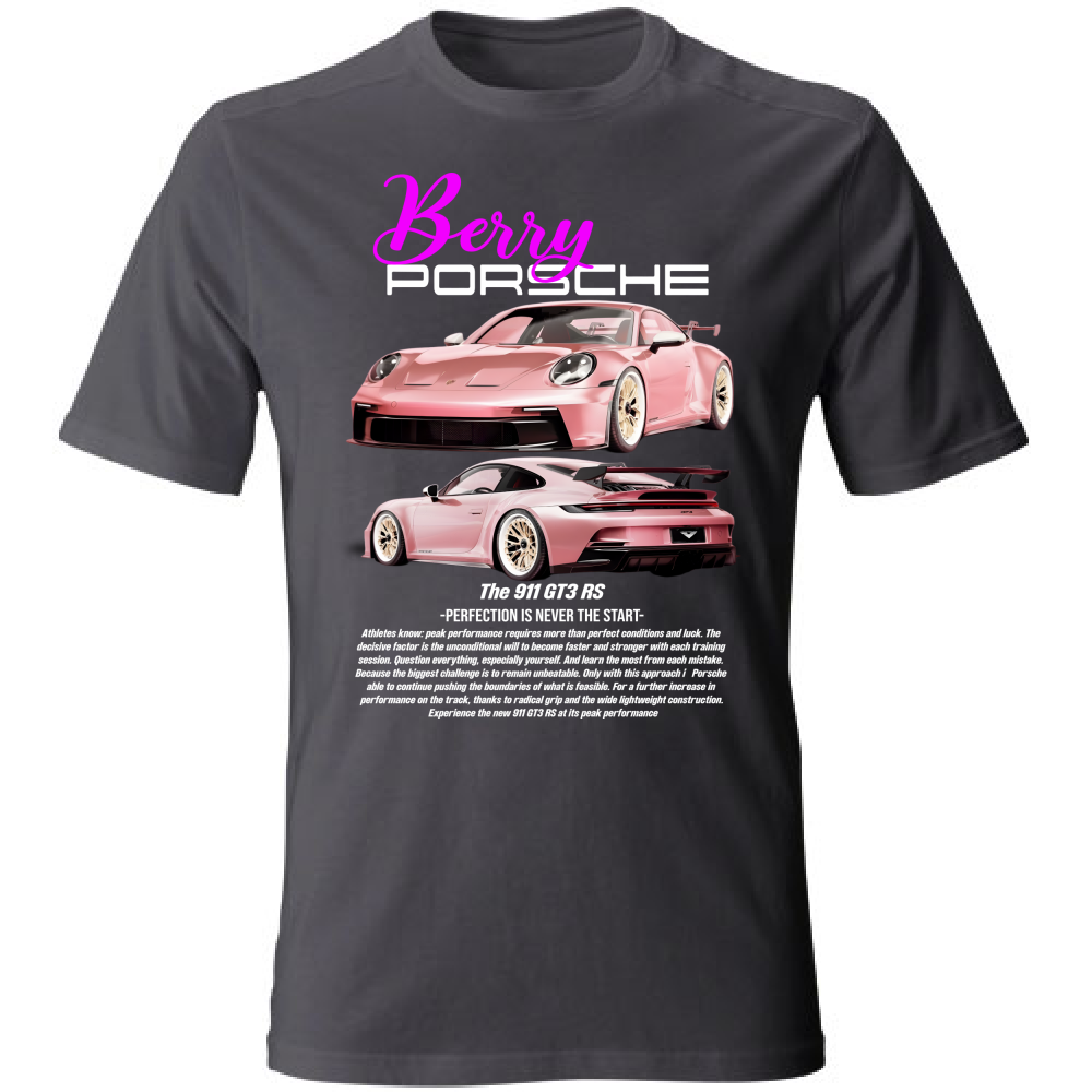 T-Shirt Unisex porsche berry