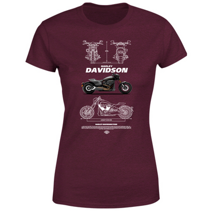 T-Shirt Donna harley davidson 1