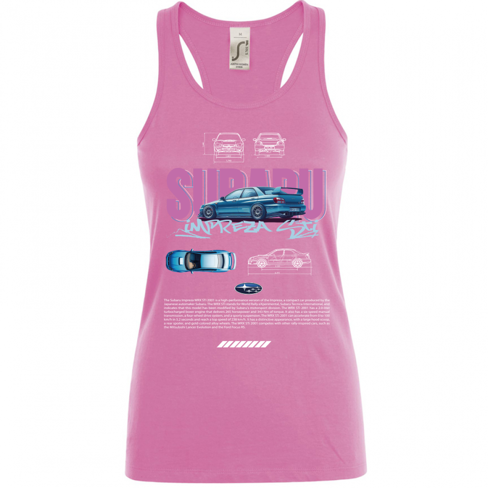 Canotta Donna subaru impreza sti