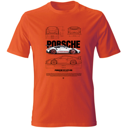 T-Shirt Unisex porsche gt black1