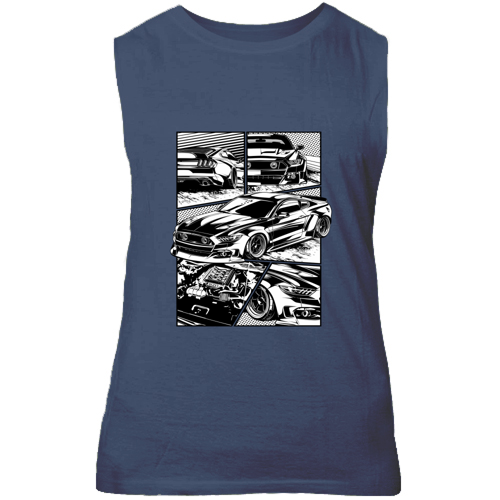 Canotta Unisex mustang des