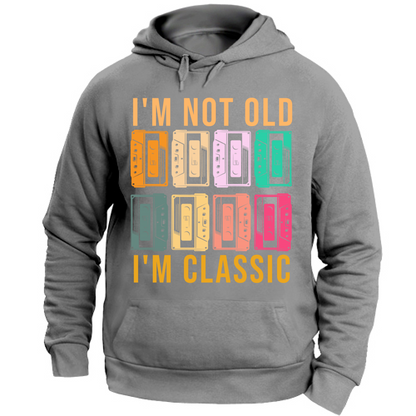 Felpa Unisex con Cappuccio not old 2