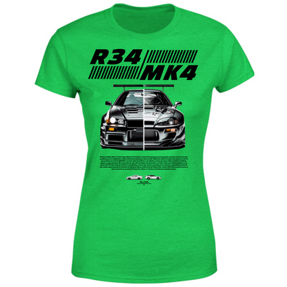 T-Shirt Donna r34-mk4 Supra