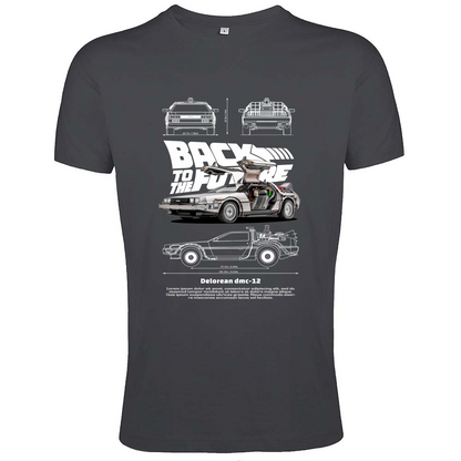 T-Shirt Men Fit delorean2