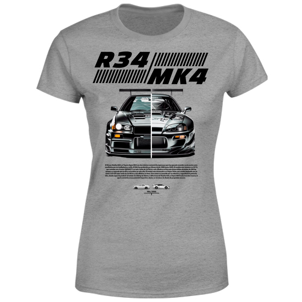 T-Shirt Donna r34-mk4 Supra