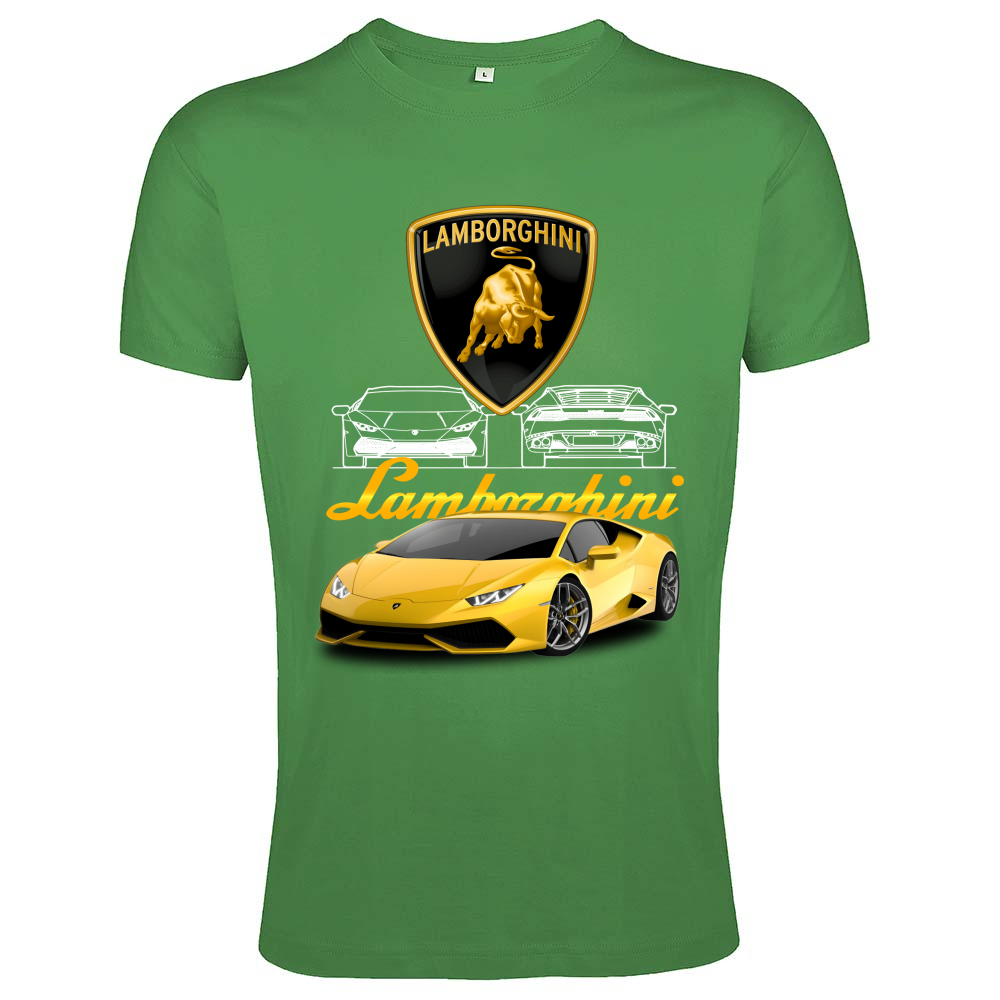T-Shirt Men Fit lambo huracan1