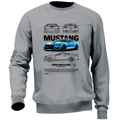 Felpa Unisex mustang gt black