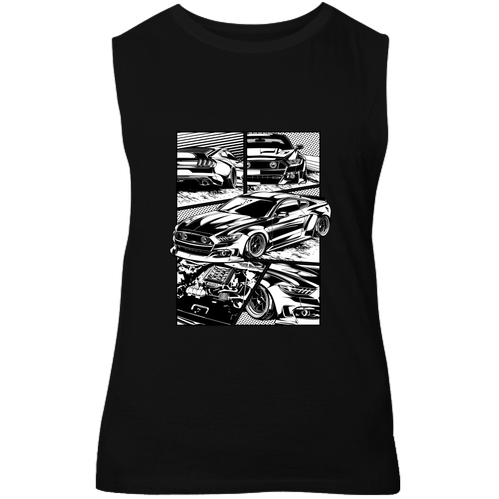 Canotta Unisex mustang des