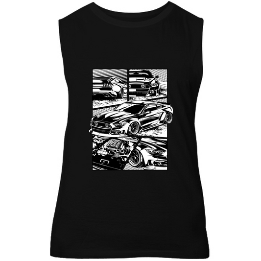 Canotta Unisex mustang des