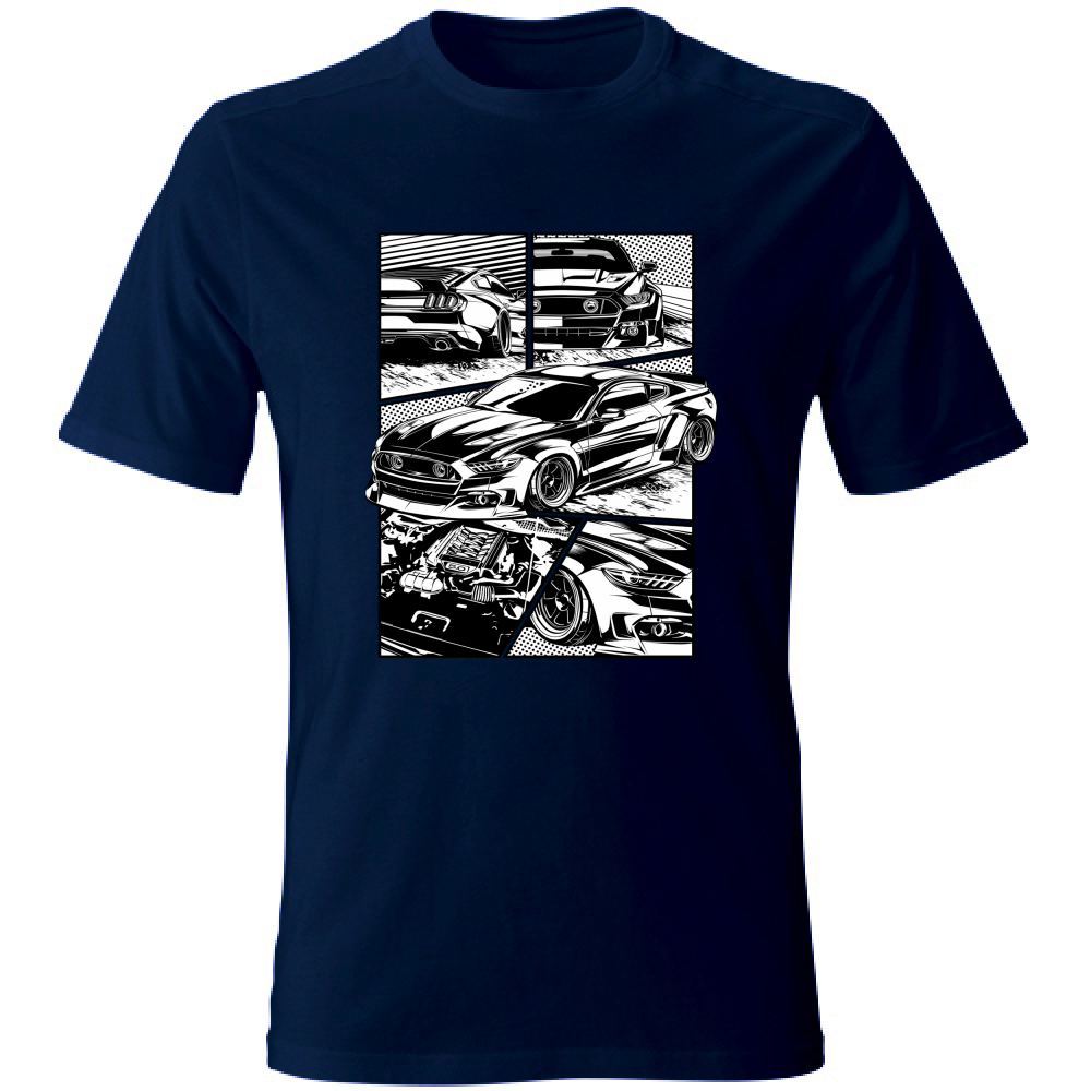 T-Shirt Unisex mustang des