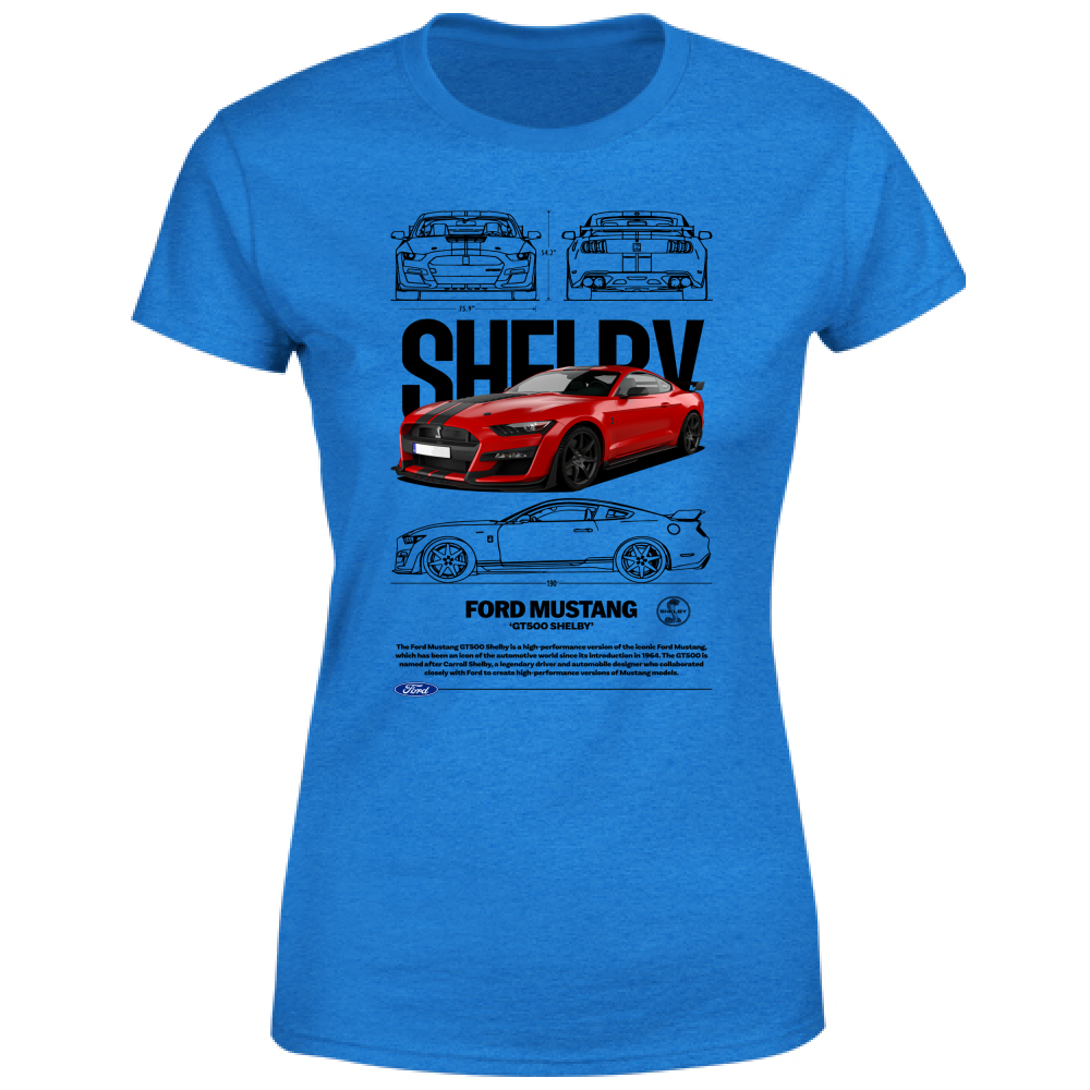 T-Shirt Donna mustang shelby