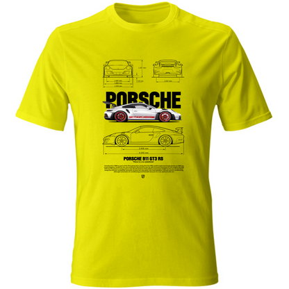 T-Shirt Unisex porsche gt black1