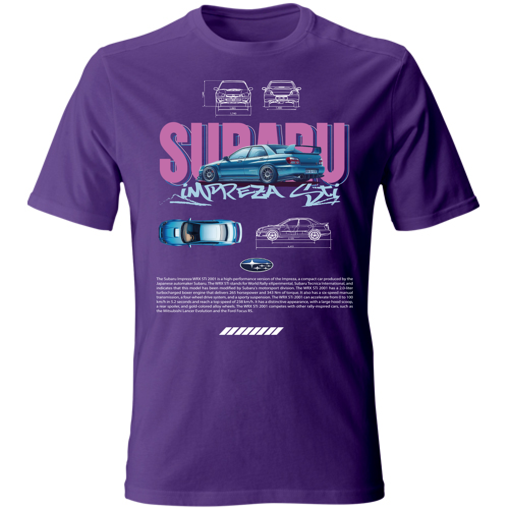 T-Shirt Unisex subaru impreza sti