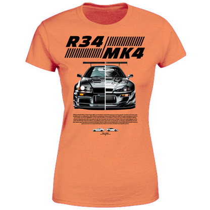 T-Shirt Donna r34-mk4 Supra