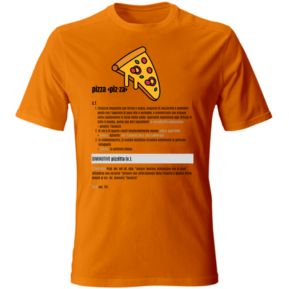 T-Shirt Unisex pizza black