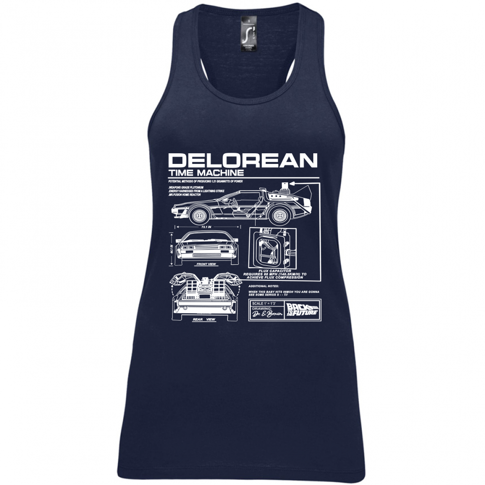 Canotta Donna delorean1