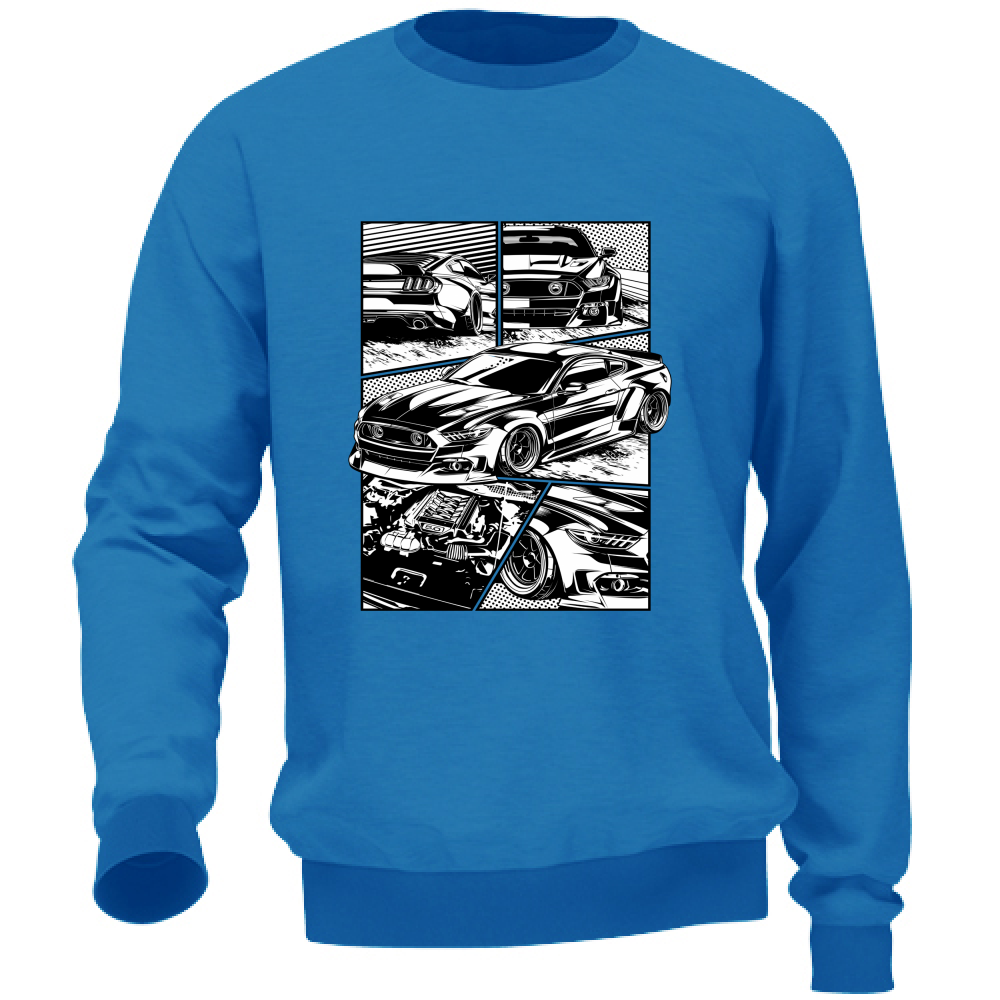 Felpa Unisex mustang des