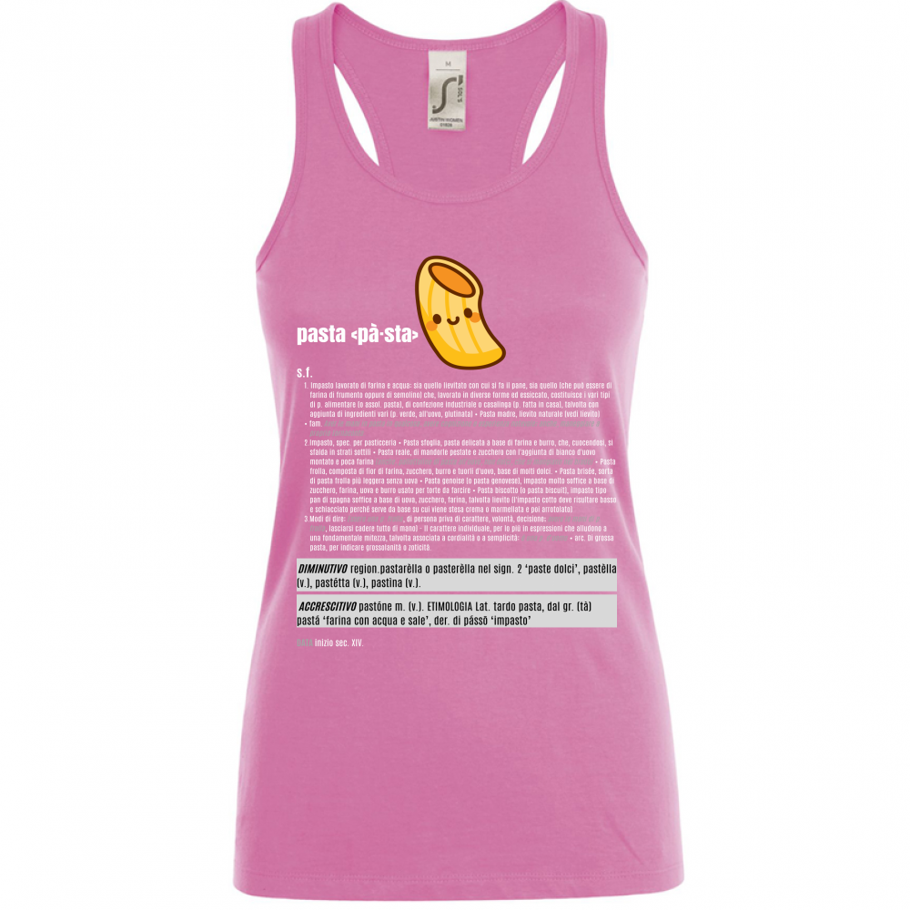 Canotta Donna pasta white