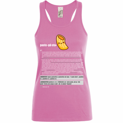 Canotta Donna pasta white