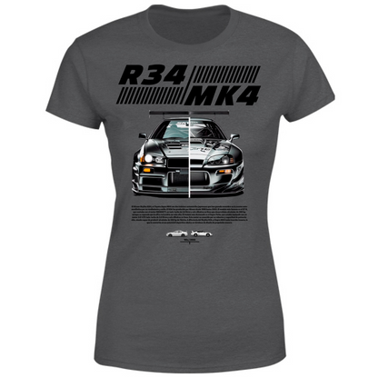 T-Shirt Donna r34-mk4 Supra