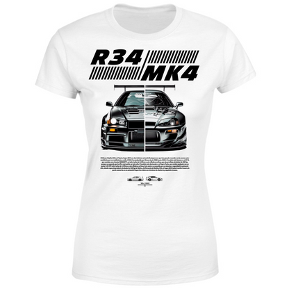 T-Shirt Donna r34-mk4 Supra