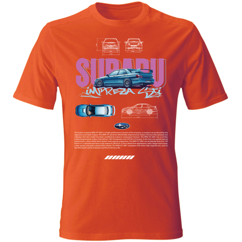 T-Shirt Unisex subaru impreza sti