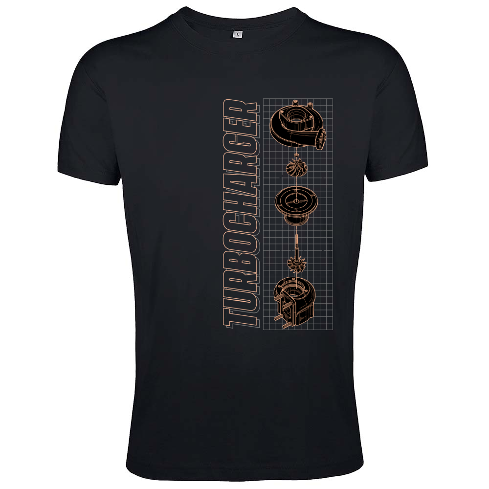 T-Shirt Men Fit turbo charger