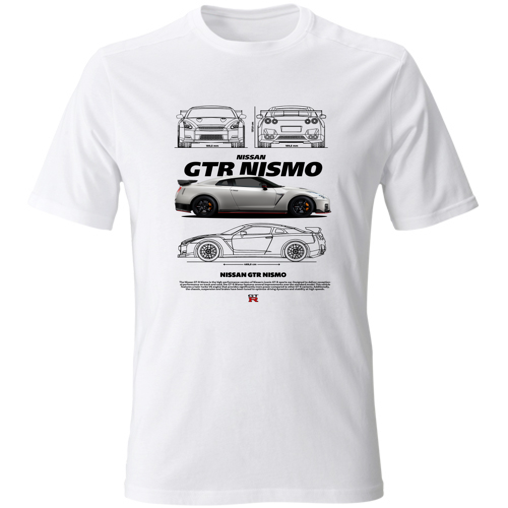 T-Shirt Unisex nissan gtr nismo black