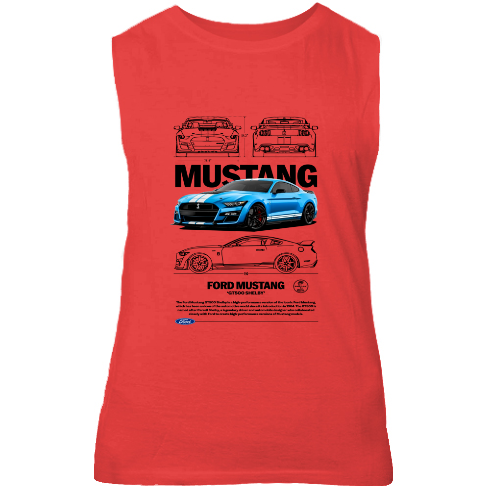 Canotta Unisex mustang gt black