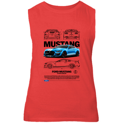 Canotta Unisex mustang gt black