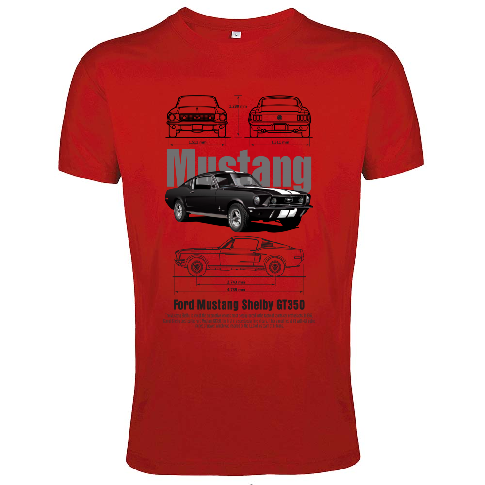 T-Shirt Men Fit mustang 1