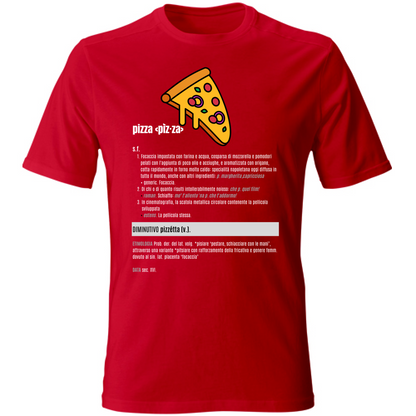 T-Shirt Unisex pizza white