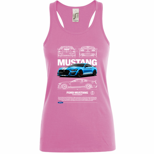 Canotta Donna mustang shelby1