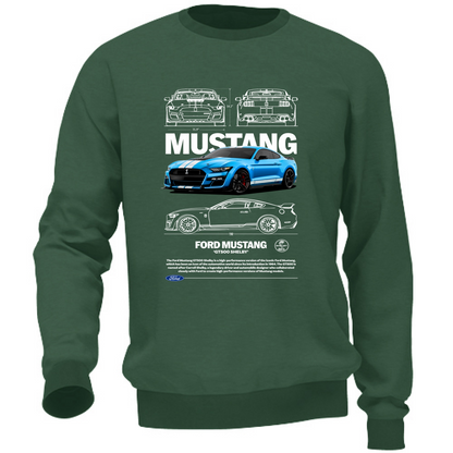 Felpa Unisex mustang shelby1