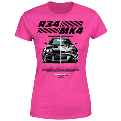 T-Shirt Donna r34-mk4 Supra