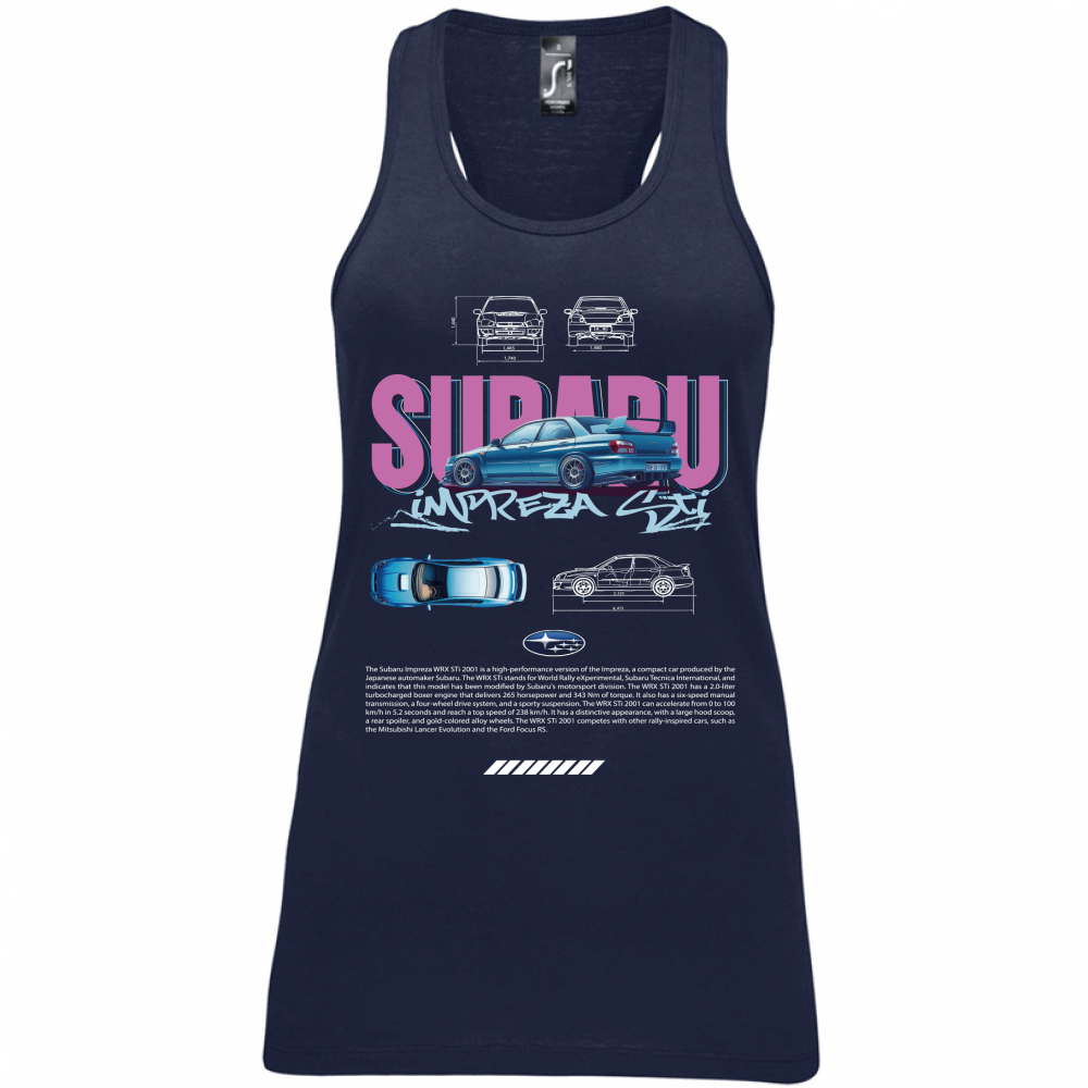 Canotta Donna subaru impreza sti