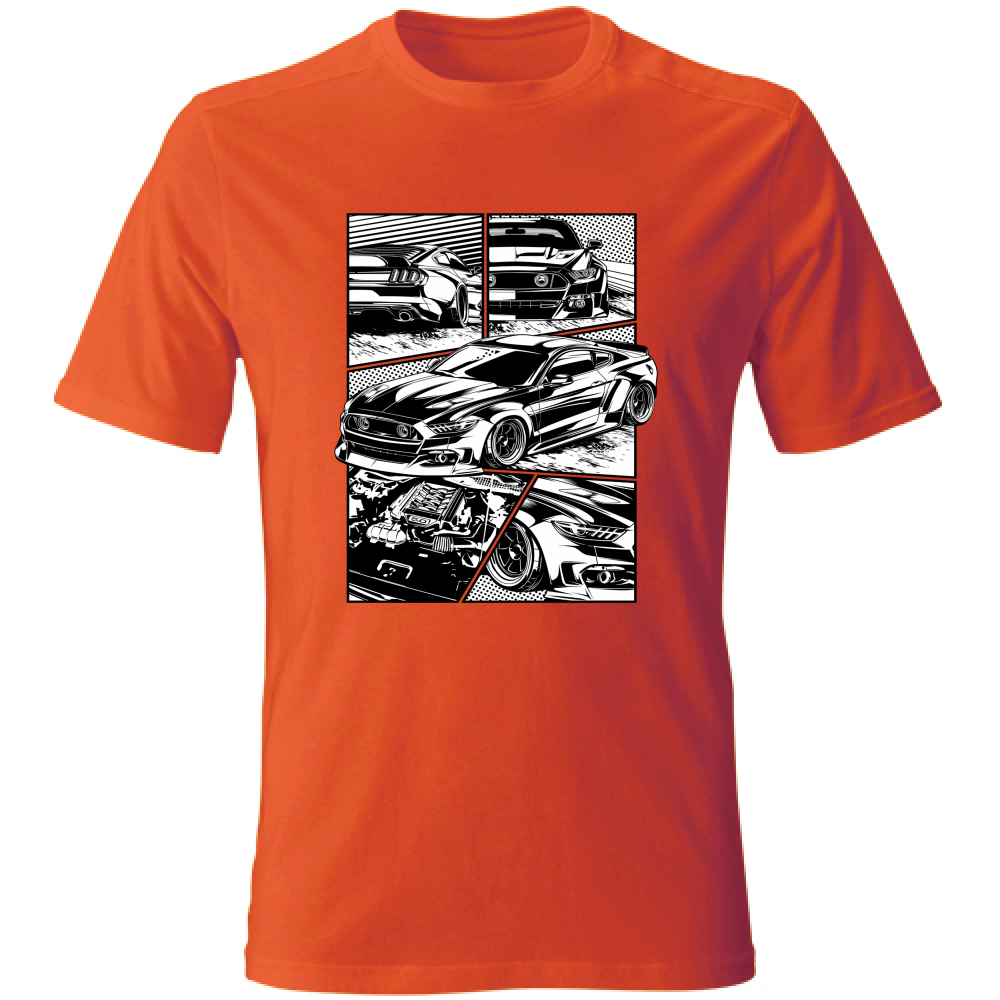 T-Shirt Unisex mustang des