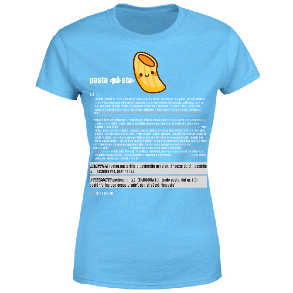 T-Shirt Donna pasta white