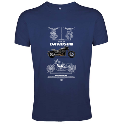 T-Shirt Men Fit harley davidson 1