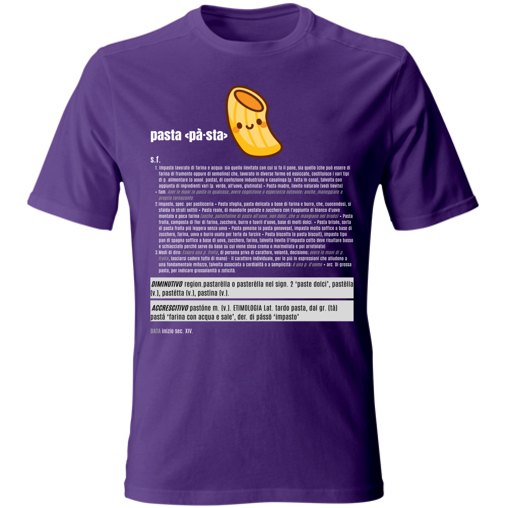 T-Shirt Unisex pasta white