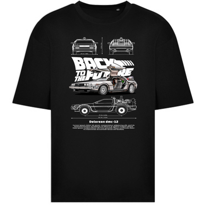 T-Shirt Oversize delorean2