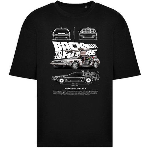 T-Shirt Oversize delorean2