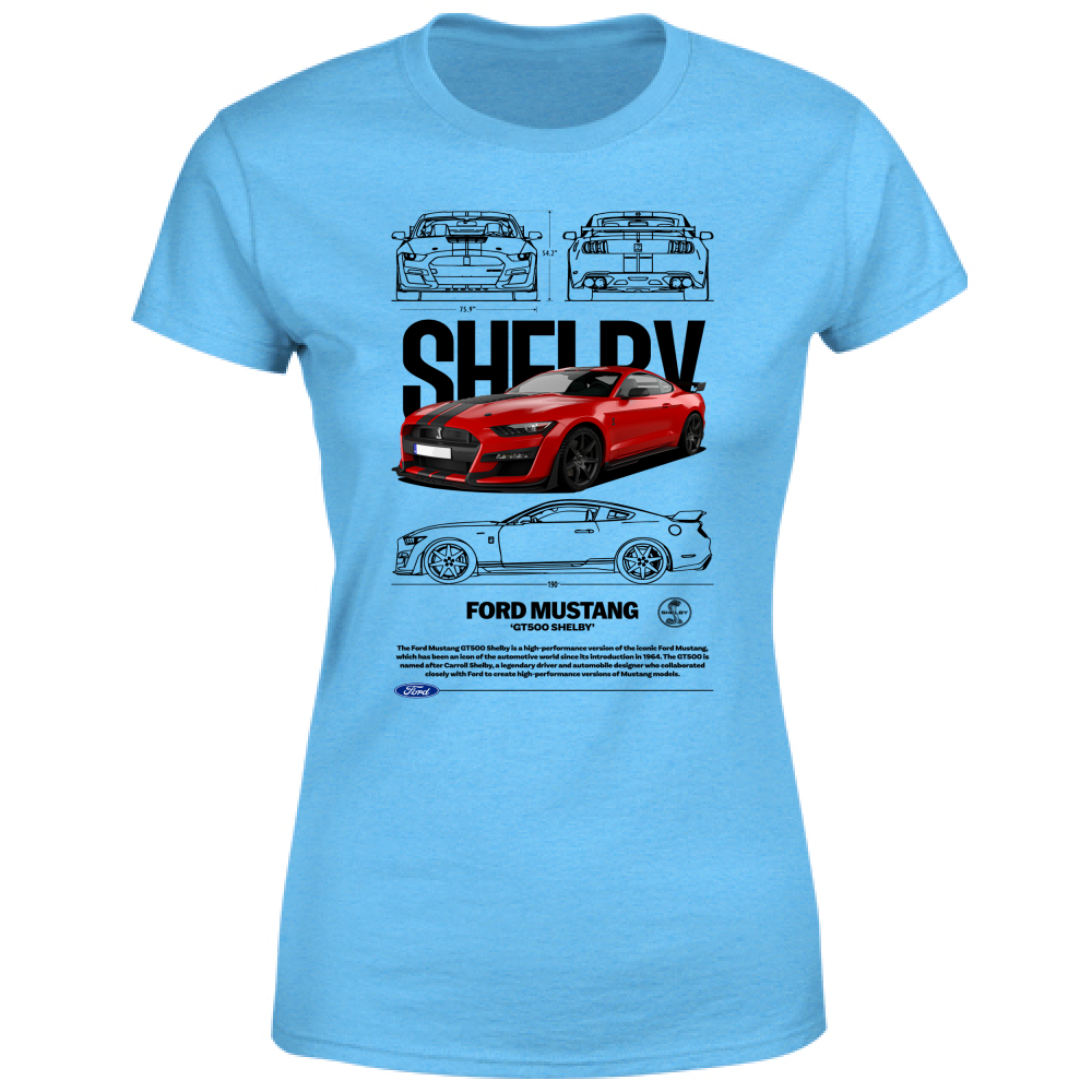 T-Shirt Donna mustang shelby