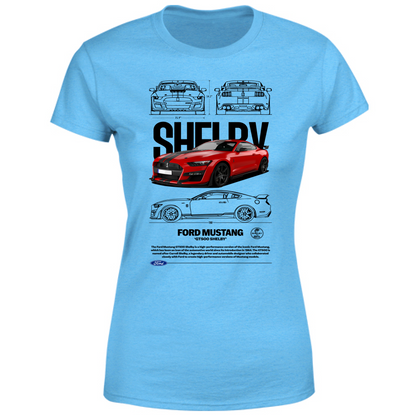 T-Shirt Donna mustang shelby