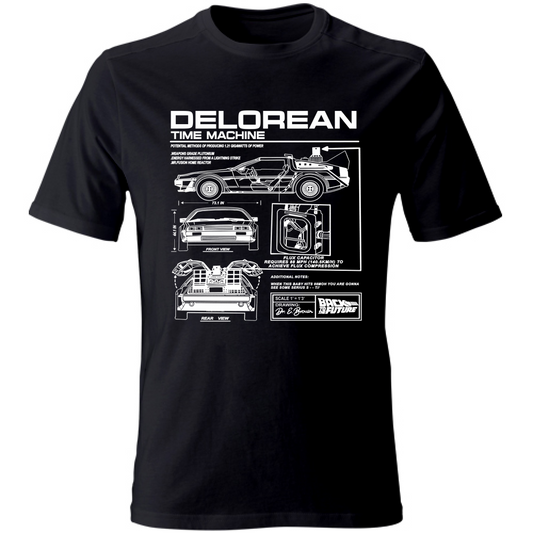 T-Shirt Unisex delorean1
