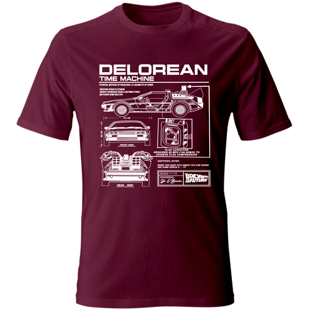 T-Shirt Unisex delorean1
