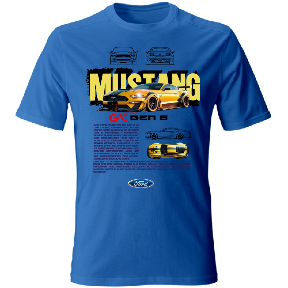 T-Shirt Unisex mustang gt gen
