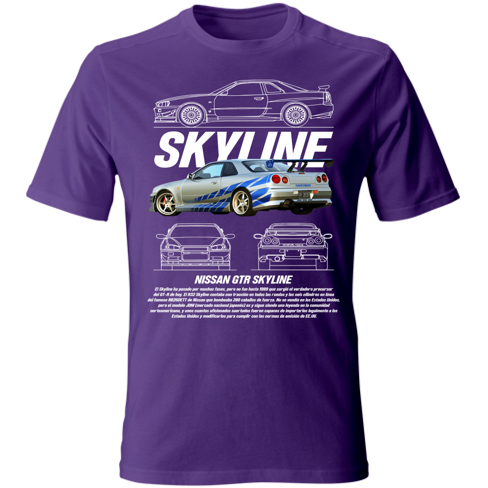 T-Shirt Unisex skyline gtr